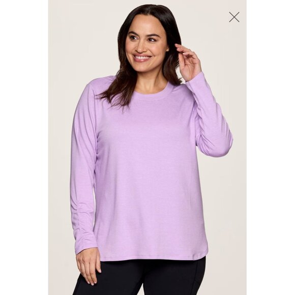 RBX Womens Small Black No Sweat Pullover Open V-Back Shirt Long Sleeve - Picture 9 of 11